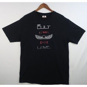 The Cult T Shirt AAA Vintage Size Large Gothic Rock Love Concert T Shirt Y2K